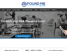 Tablet Screenshot of foundmeonline.com